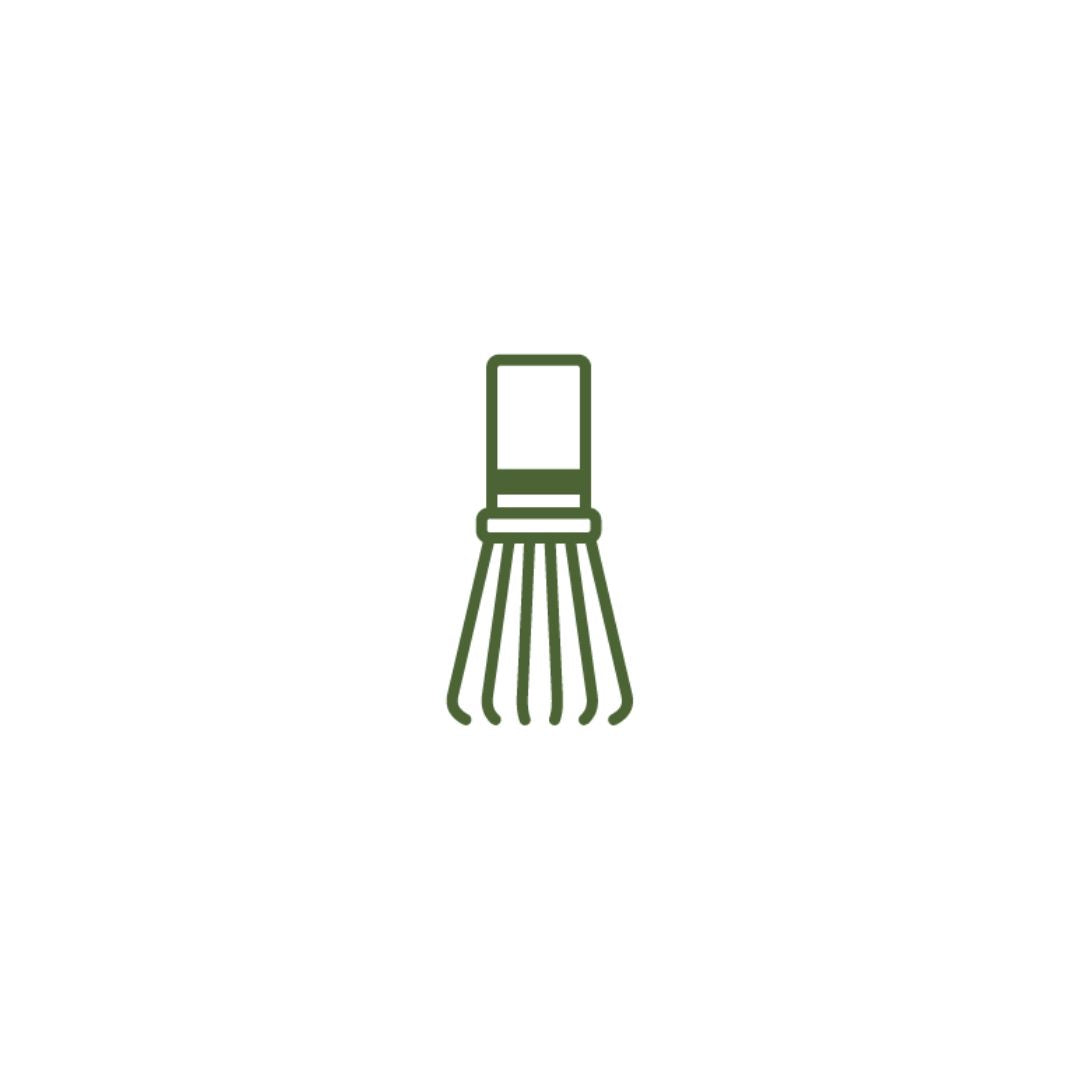 Matcha whisk illustration