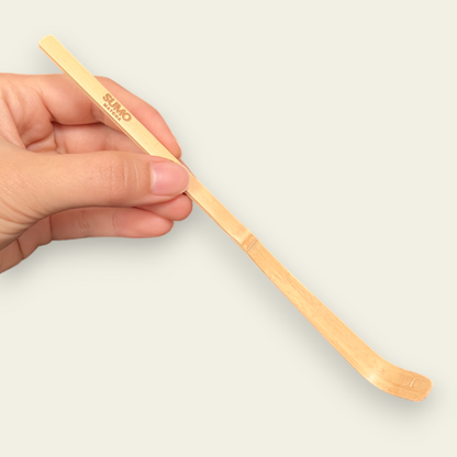 Bamboo scoop